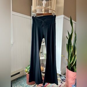 Aerie cross front flare leggings